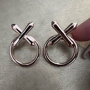 Luv AJ Rose Gold Hoops